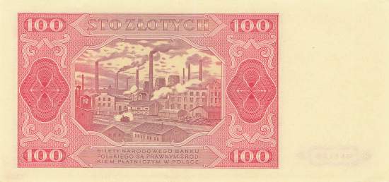 100 Zloty Polen p139a-4 HU 1948